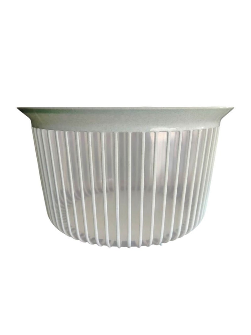 Khurshid Plastics Asiel Big Mixing Bowl - From Khorshid Plast for plastic - Grey - Image 1