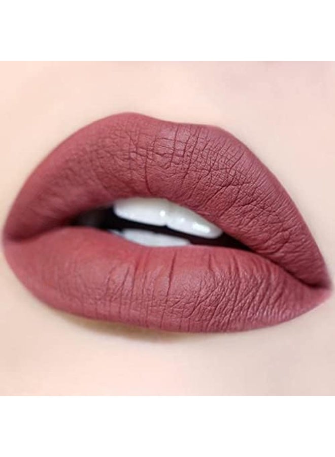 girlactik Usa. Matte Lip Liquid In Dusty Rose Pink Shade. Longwear, Pigmented & Non-Drying Lipstick. -Demure - Image 2
