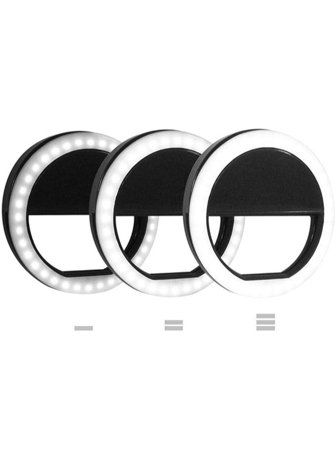 Portable Selfie Ring Light with Adjustable LED Flash for Mobile Phones – Rechargeable Clip-On Ring Light for Perfect Photos and Videos - Image 4