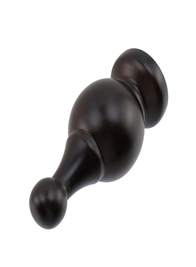 Antrader Finials for Curtain Rods, Wood Curtain Rod Finials Screw on Curtain Rod End Caps Drapery Rods Fit for 1.1 Inch/28mm Curtain Rods Pack of 2 (Coffee Color) - Image 4