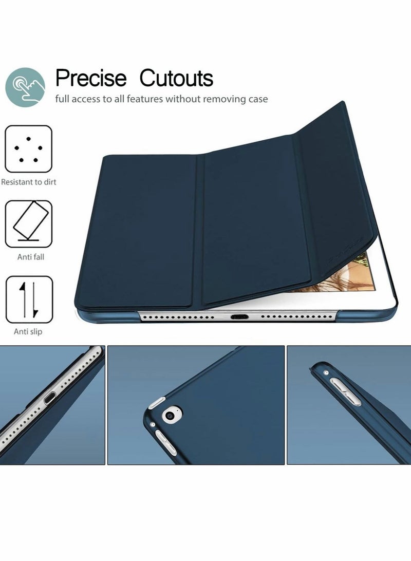Captaintech Case for iPad Mini 4 Ultra Slim Lightweight Stand Auto Sleep Wake Antidrop Dustproof Smart Trifold Cover with Flexible Soft TPU - Image 4