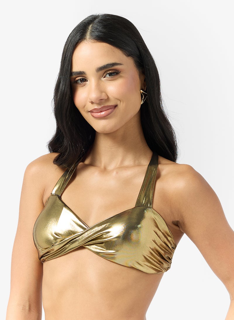 Ginger Metallic Bikini Set - Image 3