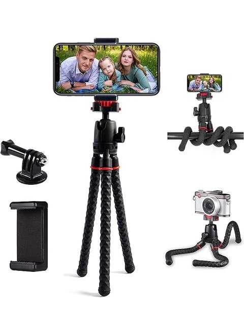Tripod Linkcool 360 Degree Rotation Flexible Octopus Travel Tripod For Iphone/Smartphone/Ipad/Dslr/Sports Action Camera With Bluetooth Wireless Remote Shutter