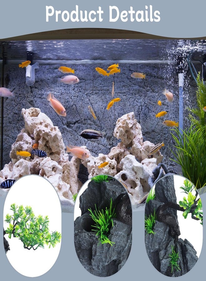 AnRui Large and Tall Aquarium Mountain Tree of Extends Outward Fish Tank Accessories Decorations View Stone Decorations Resin Betta Rock Aquascaping Hiding Cave Ornaments - Image 3