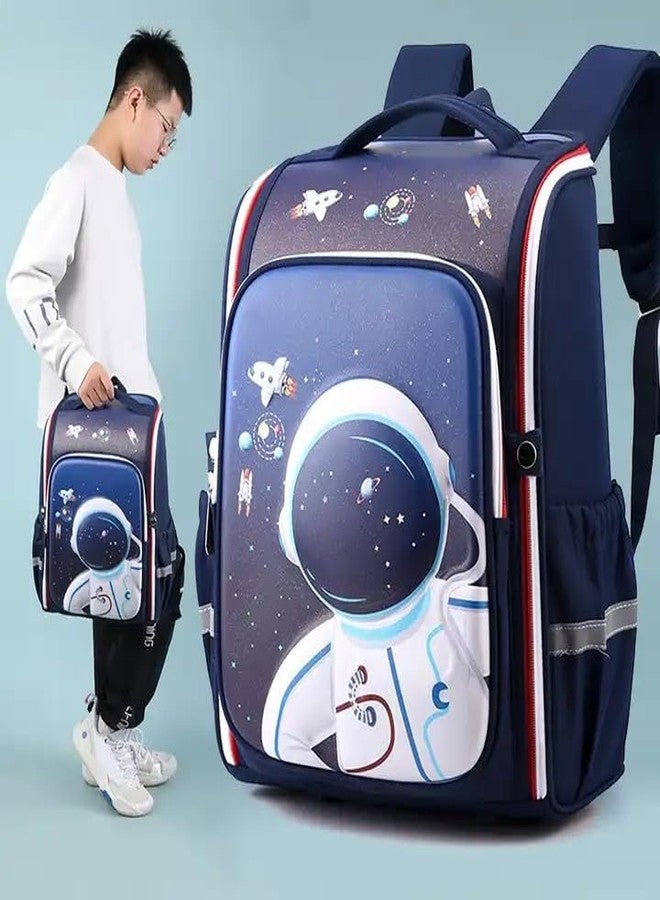 TS WITH TECHSUN School Backpack for Kids with Spine Protection, Primary Nursery Bag For Boys & Girls, Shoulder Tuition Bags For Kids Birthday Gift, Casual Backpack, 20L (Astronaut School Backpack) - Image 2