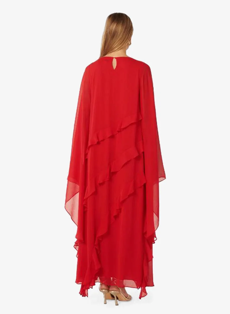 forever new Pippa Ruffle Kaftan Maxi Dress