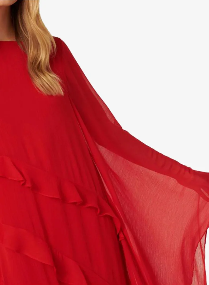 forever new  Pippa Ruffle Kaftan Maxi Dress for Women | Best Price UAE