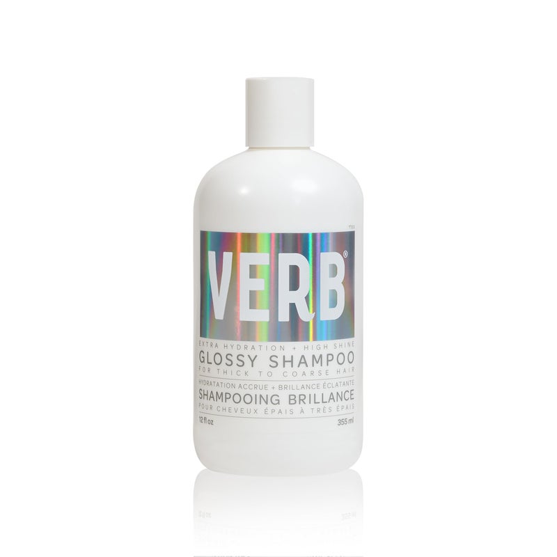 VERB Glossy Shampoo, 12 fl oz â€“ Cleanses + Adds High Shine for Thick to Coarse Hair â€“ Vegan, No Parabens or Harmful Sulfates - Image 1