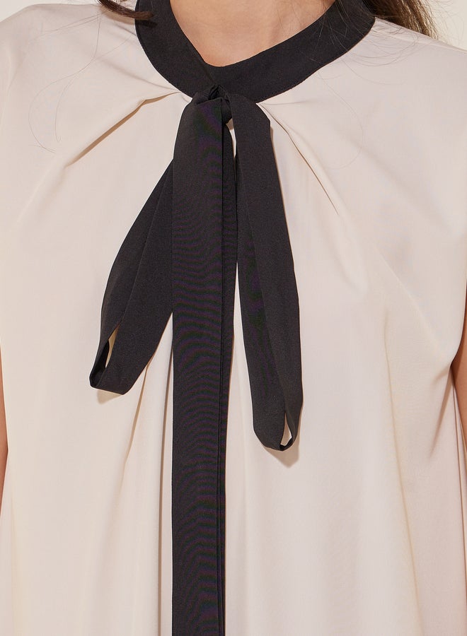 Take Two Tie Neck Maxi Dress - Image 4