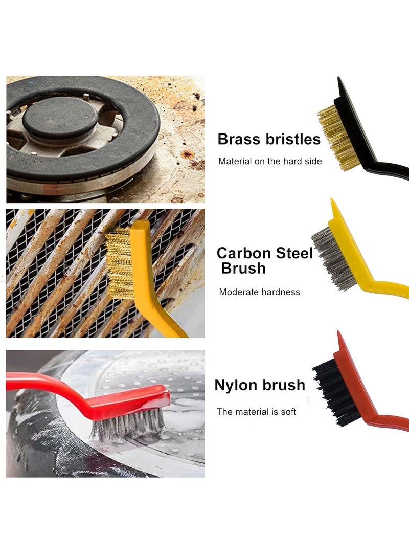 5-piece oven cleaning brush set - stainless steel traceless scraper+long handled copper wire brush | multifunctional kitchen cleaning tool | suitable for cleaning oil stains on ovens/induction cookers/stoves  - Image 3