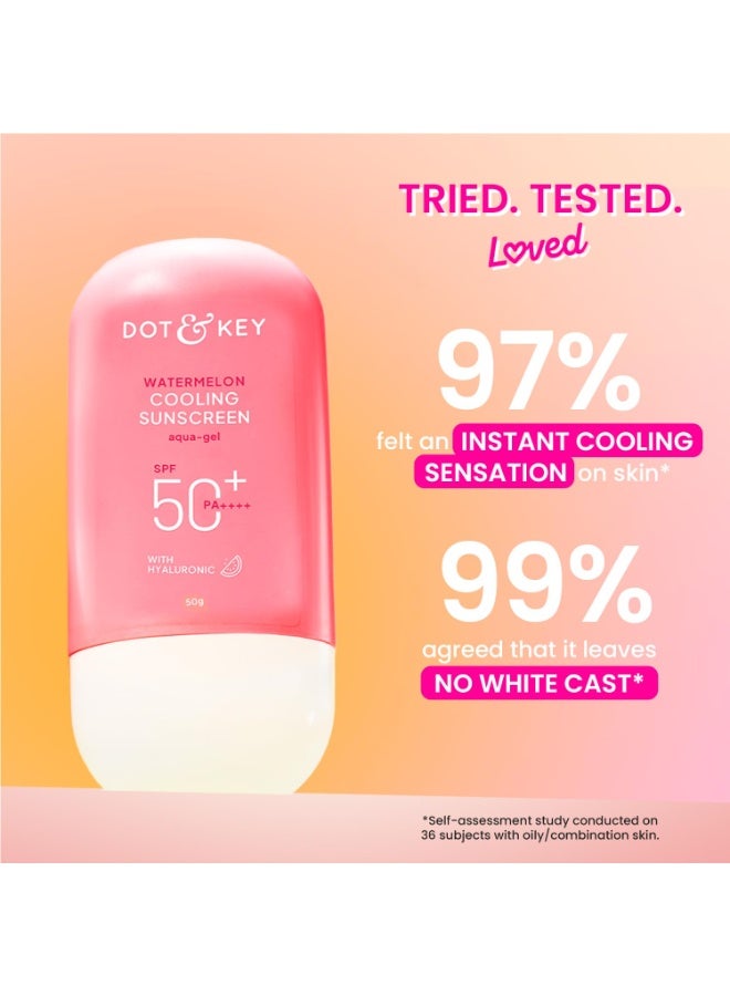 Dot & Key Watermelon Hyaluronic Cooling Sunscreen SPF 50 PA+++ 30g - Image 2