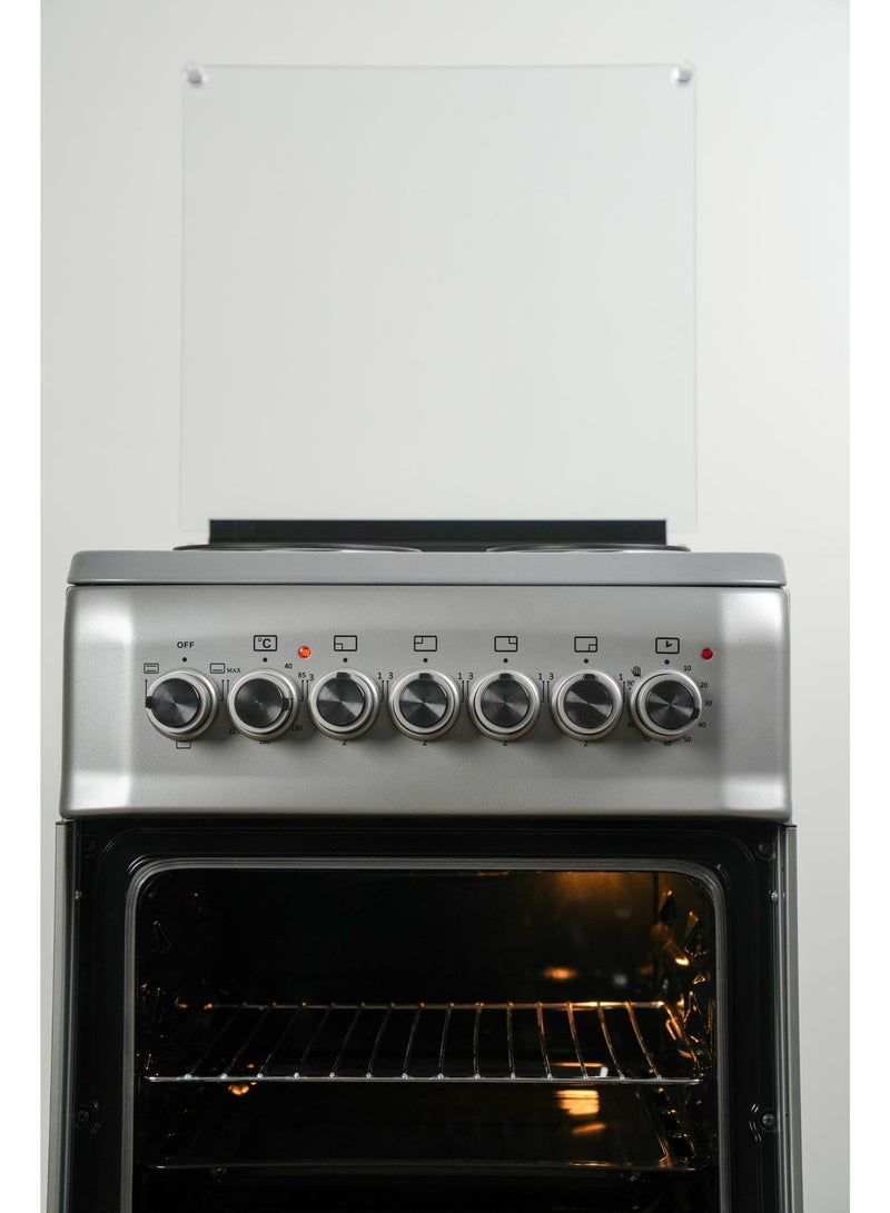 Starway 60x60cm 4 Burner Electric Extra Wide Cooking Ranger, Total Safety, Oven Grill, Up& down Heating, Auto Burner, Inside Oven Light - Image 3