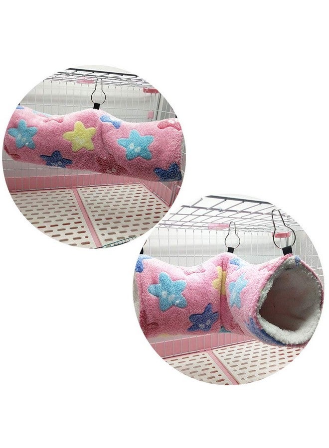 Oncpcare Hanging Tunnel for Small Animals, Hanging Hamster Toys, Sugar Glider Hammock Cage Accessories Bedding for Chinchilla Ferret Squirrel Guinea Pig Rat Playing Sleeping - Image 3