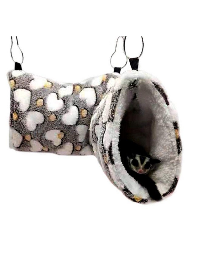 Oncpcare Hanging Tunnel for Small Animals, Hanging Hamster Toys, Sugar Glider Hammock Cage Accessories Bedding for Chinchilla Ferret Squirrel Guinea Pig Rat Playing Sleeping - Image 1