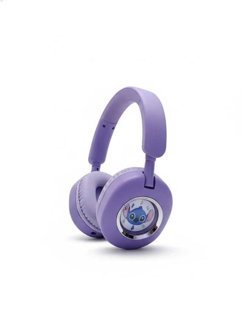 ستيتش سماعة رأس لاسلكية M32 بتصميم كرتوني لطيف – صوت ستيريو 6D – بلوتوث – ميكروفون مدمج – ألوان جذابة