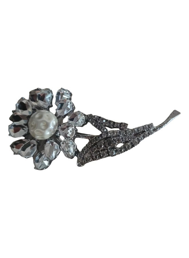 LumiArk Vintage Flower - Shaped Brooch - Image 4