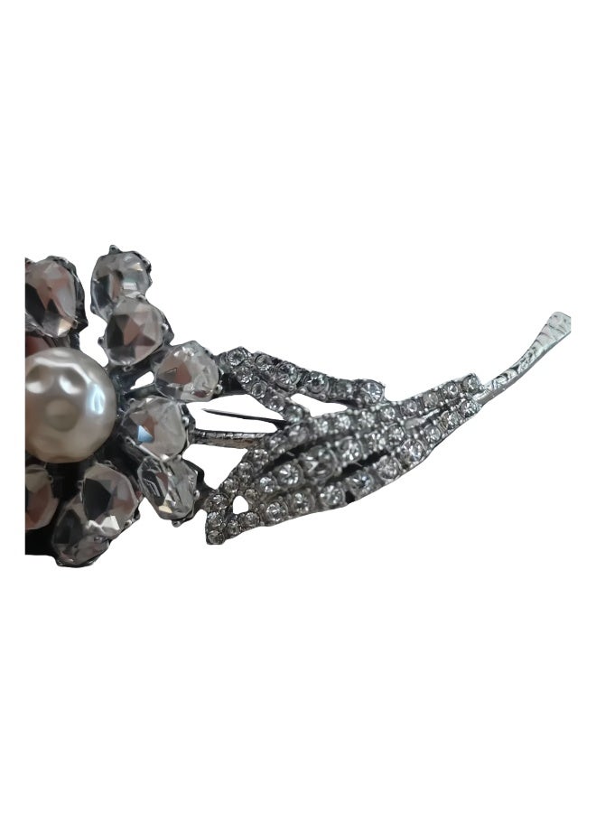 LumiArk Vintage Flower - Shaped Brooch - Image 3