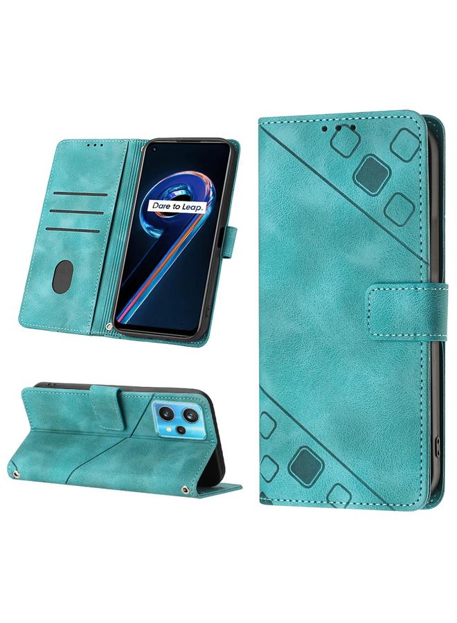 S-TOP Case For Realme 9 Pro 5G / OnePlus Nord CE 2 Lite 5G Skin-feel Embossed Leather Phone Case - Image 1