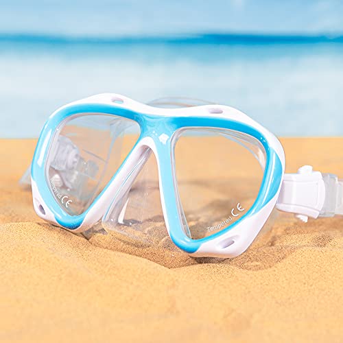 COPOZZ Snorkel Mask Adult – Anti-Fog Scuba Mask with Nose Cover, Tempered Glass Snorkeling Gear for Adults - Image 5