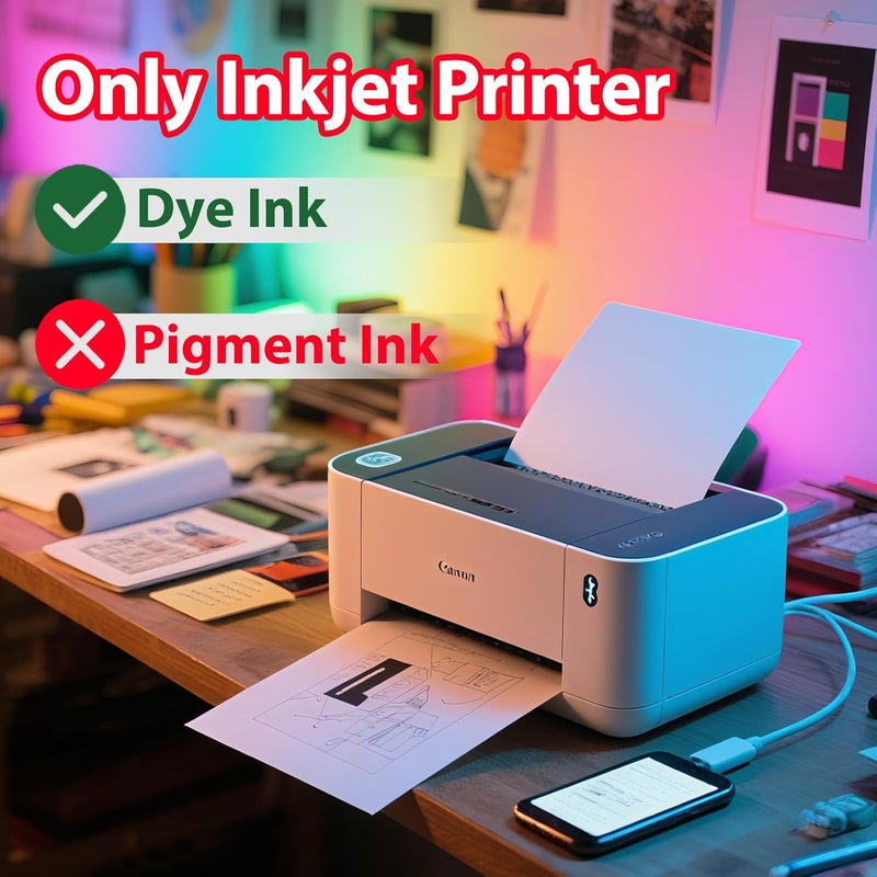 Uinkit 180gsm Glossy Photo Paper 11x14 Inches - 100 Sheets for Dye Ink | Quick Dry, No Smudging | Single-Sided Pro Finish, Thick 48lb No Curling - Image 3