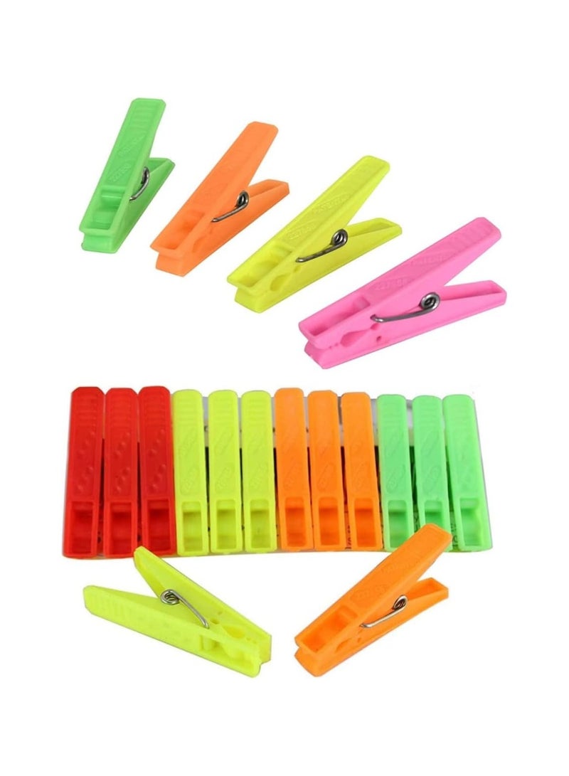 48-Piece Heavy-Duty Rust-Resistant Cloth Clips – Premium Plastic Hanging Pins for Clothes Drying, Hangers, Ropes, and Towel Dryers  - Image 3