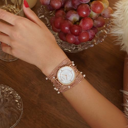 Joker & Witch Millicent White Dial 18mm Rose Gold Metal Alloy Watch for Women - Image 2