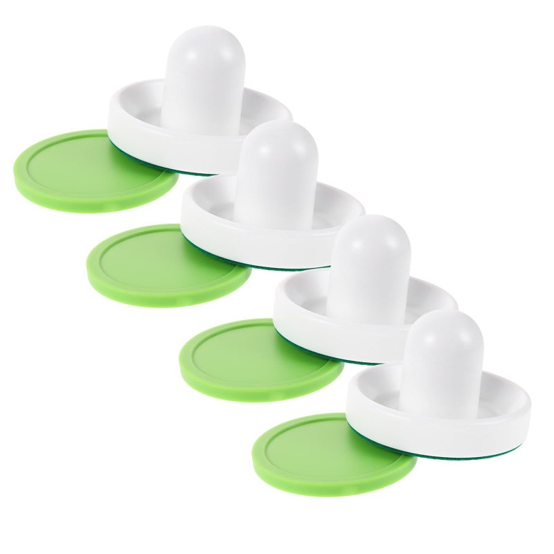 Tabletop Air Hockey Set With 96mm Plastic Pucks Four White Strikers Four Cloth Pads - Image 2
