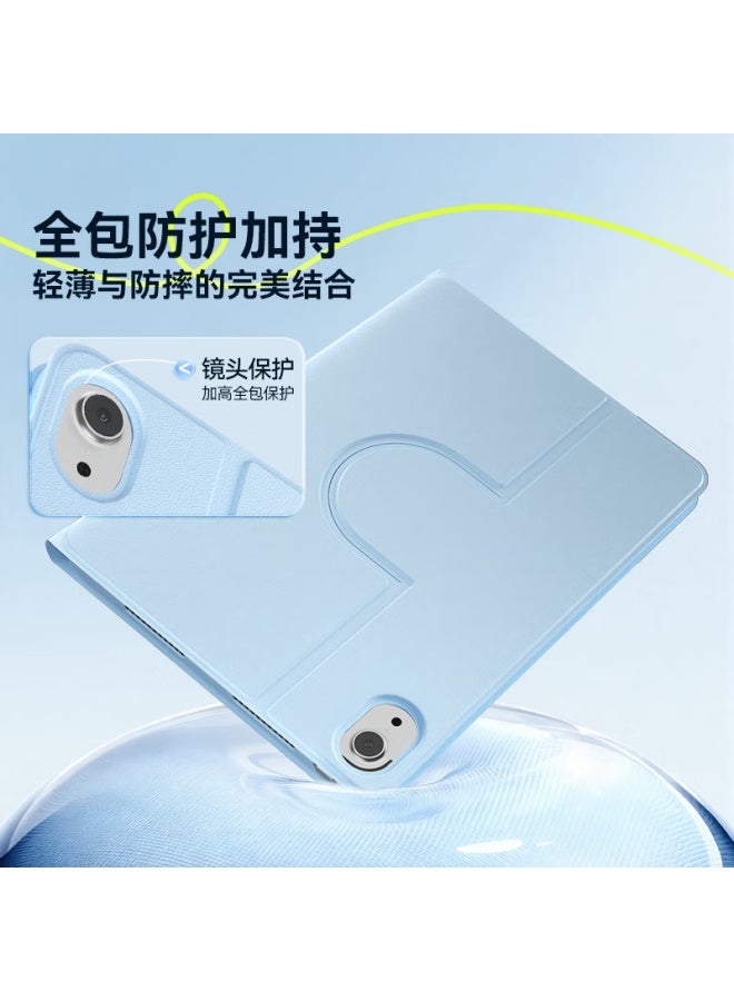 Suoying 720° Rotatable Ipad 9 Case 10.2 Inch 7th/8th Gen Protective Cover Apple Tablet Stand Anti-bend Full Wrap Smart Leather Case