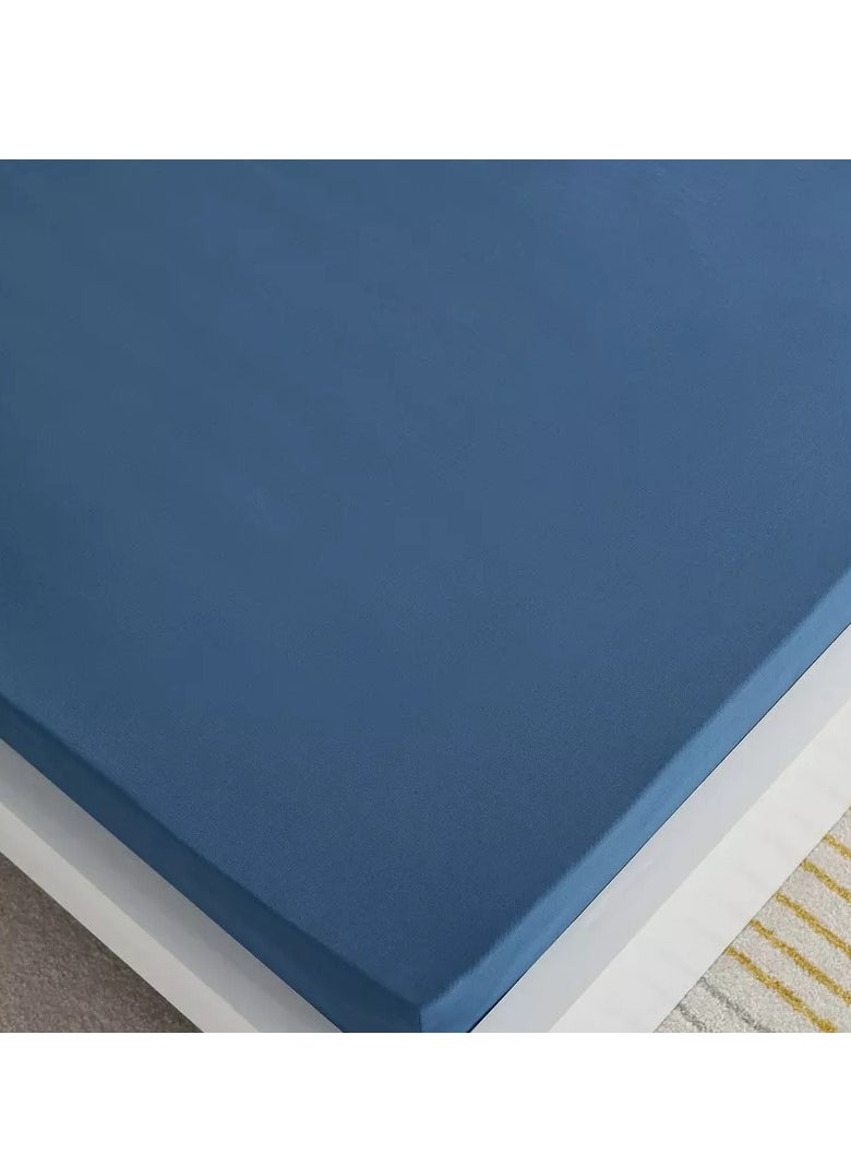 Home Box Essential Cotton Twin Fitted Sheet - 120x200+36 cm  - Image 4
