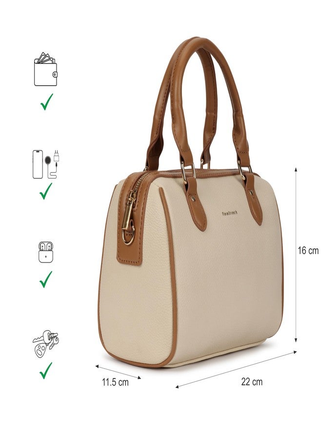 Fastrack Swirl Satchel | Women’s Faux-Leather Satchel| Dual Carry Handles, Adjustable Strap & Spacious Main Compartment - Image 4