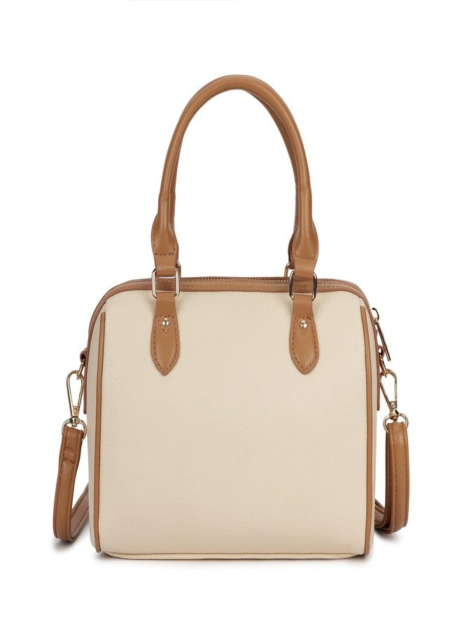 Fastrack Swirl Satchel | Women’s Faux-Leather Satchel| Dual Carry Handles, Adjustable Strap & Spacious Main Compartment - Image 1