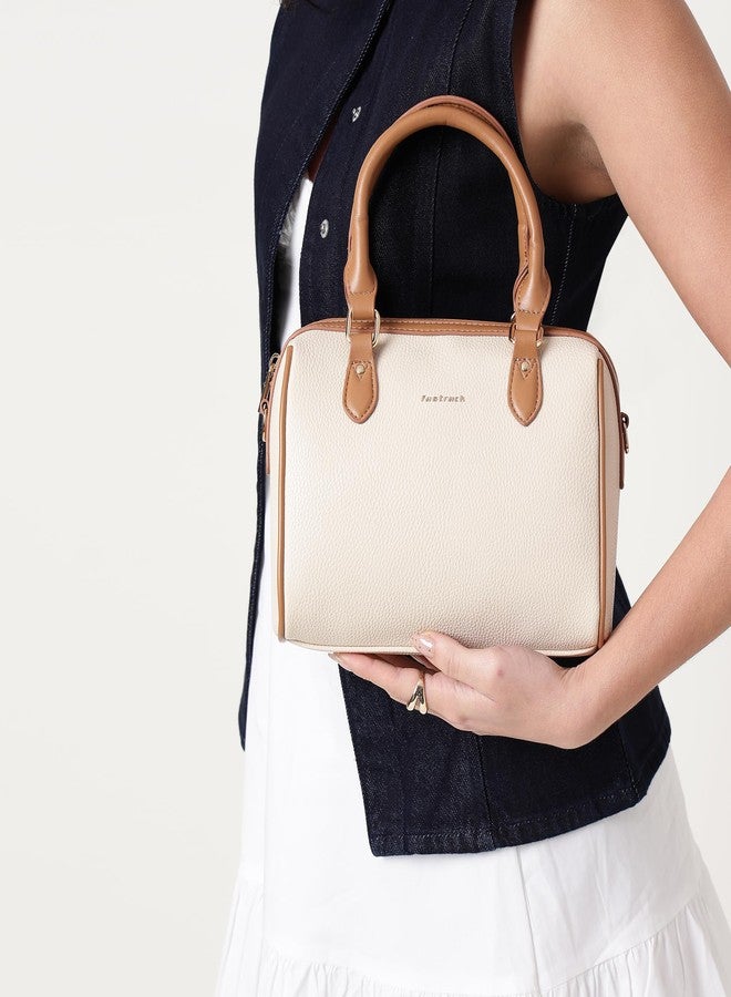 Fastrack Swirl Satchel | Women’s Faux-Leather Satchel| Dual Carry Handles, Adjustable Strap & Spacious Main Compartment - Image 2
