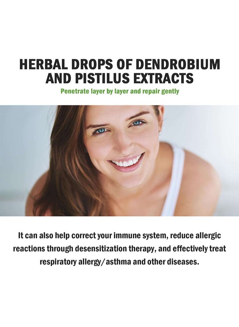 SOUTH MOON - Dendrobium and Mullein Extract Herbal Drop，Fragrant Tree and Mulleel Extract - Powerful Lung Support and Clean Breathing, Herbal Lung Health Serum, Root Mullein Extract Herbaceous - Image 1