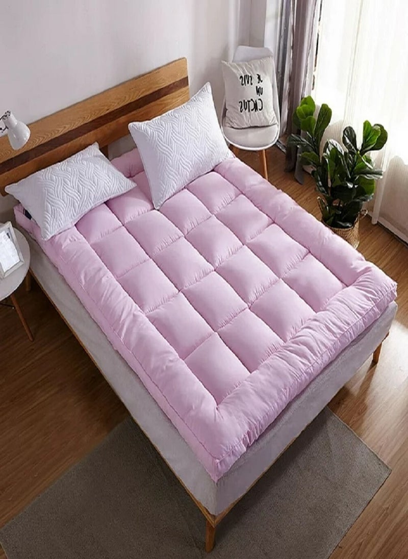 Blueberry Mattress Topper With 4 Corner Elastic 6cm Thick 150x200cm  - Image 1