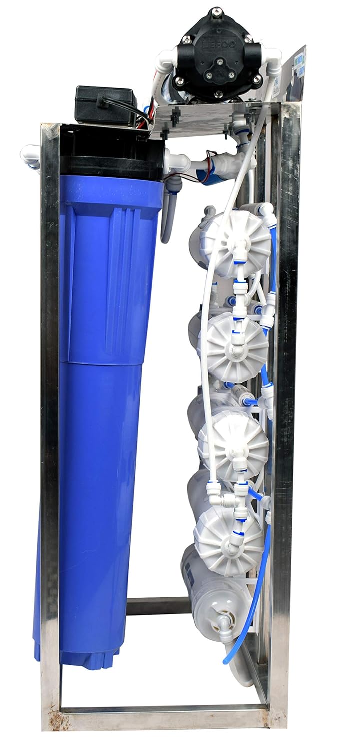 WHOLER WHOLER 50 LPH Commercial RO Water Purifier Plant 50 Liter with Auto Shut Off with Tds Adjester Full Stainless Steel Body Works Upto 3000 tds - Image 4