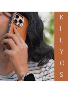 A-Case itsmycase Series Kilyos Made of Lychee Pattern Genuine Leather Case Protection Premium Quality Precise cutouts Compatible with wireless charging For iPhone 16 Pro Series - Brown - pzsku/ZAB2F61254BF534E682B3Z/45/_/1736321041/65a84be1-415a-40d9-9a97-59111692fb25