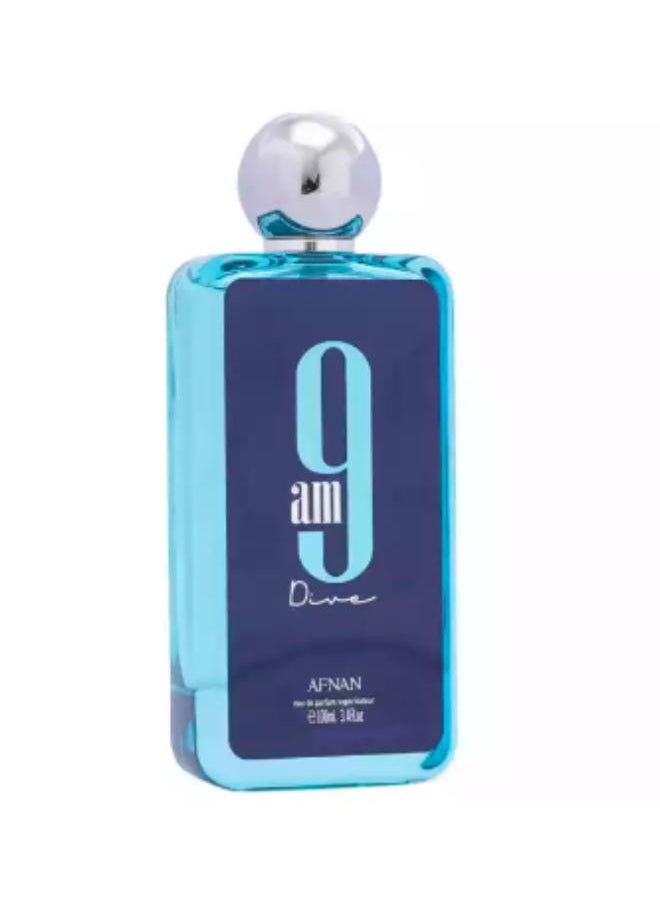 Afnan - Unisex 9AM Dive EDP Spray 3.4 oz Fragrances - Image 1