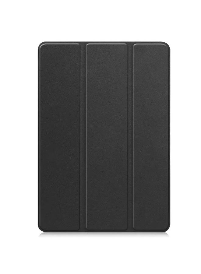 جراب متوافق مع جهاز Redmi Pad 2 Pro مقاس 12.1 بوصة، مزود بوظيفة الحامل، وغطاء ذكي مع خاصية التشغيل/الإيقاف التلقائي، وغطاء واقٍ من مادة TPU المقاومة للخدش - أسود - Image 5