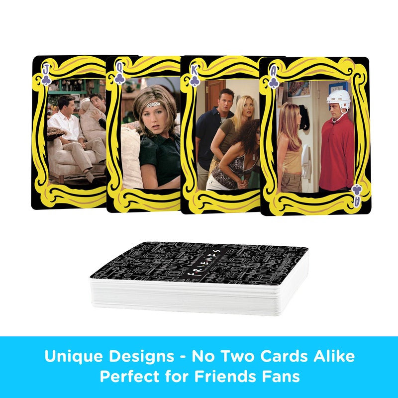 AQUARIUS Friends Cast Playing Cards - Friends Themed Deck of Cards for Your Favorite Card Games - Officially Licensed Friends TV Show Merchandise & Collectibles - Image 3