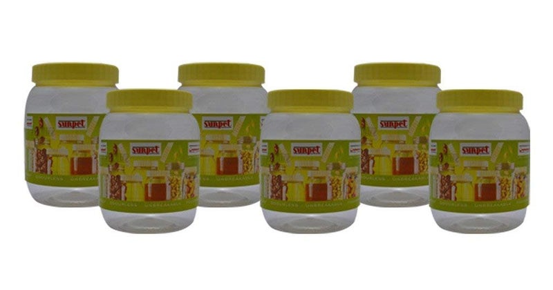 Sunpet Sunpet Plastic Container 525 x 29 Inches 500 ml 6 Pieces 
