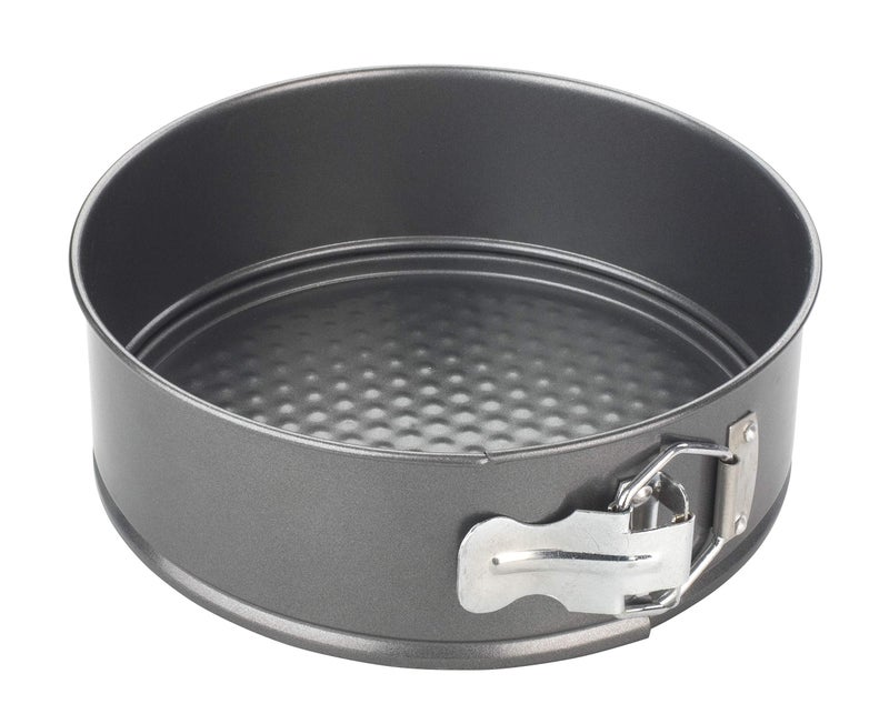 قالب كعكة دائري من Chef Aid غير لاصق مع قاعدة قابلة للفك للإفراج السهل آمن في الثلاجة والفريزر رمادي 19 سم 7.5 بوصة