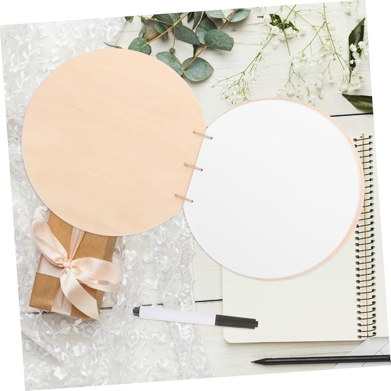 White Guest Book for Baby Shower Wedding Sign in Notebook Keepsake Gift - Image 3