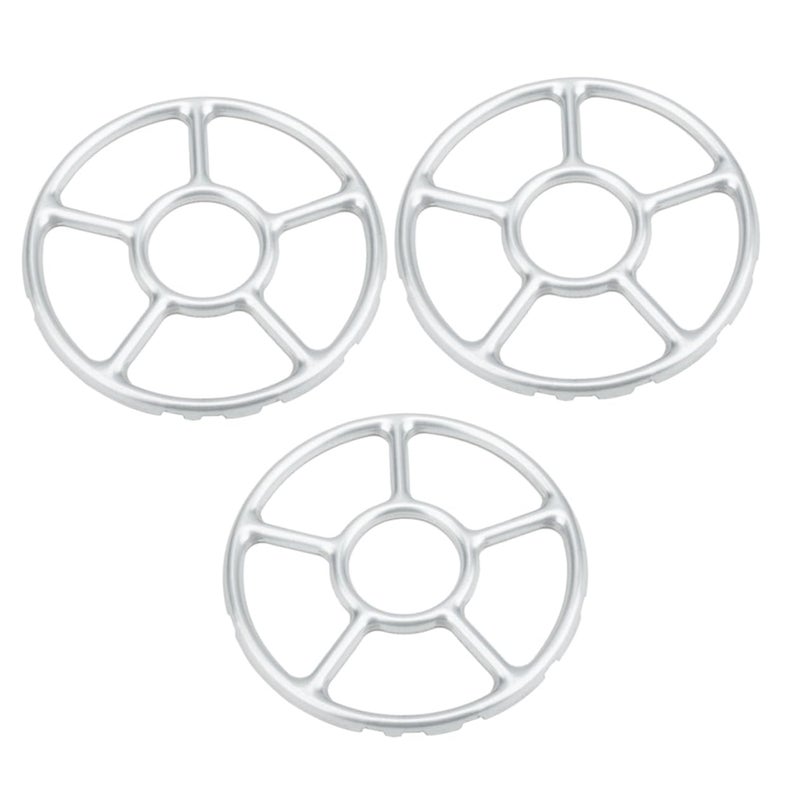 Galvanized Steel Gas Stove Pot Support Racks 3Pcs Slip Design For Enhanced Stability - Image 2