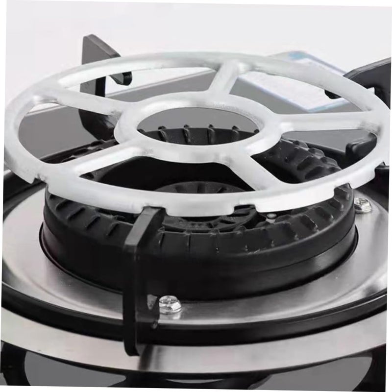 Galvanized Steel Gas Stove Pot Support Racks 3Pcs Slip Design For Enhanced Stability - Image 4