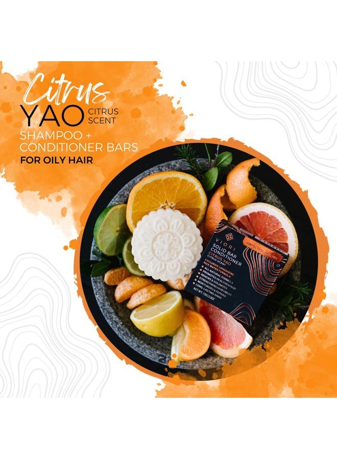Viori Citrus Yao Shampoo Bar - Made with Rice Water for Hair Growth - Handcrafted Sulfate Free Shampoo - Image 2