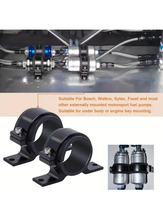 58mm Black Aluminum Oil Filter Pump Quick Install Adapter With Mounting Bracket - Image 5
