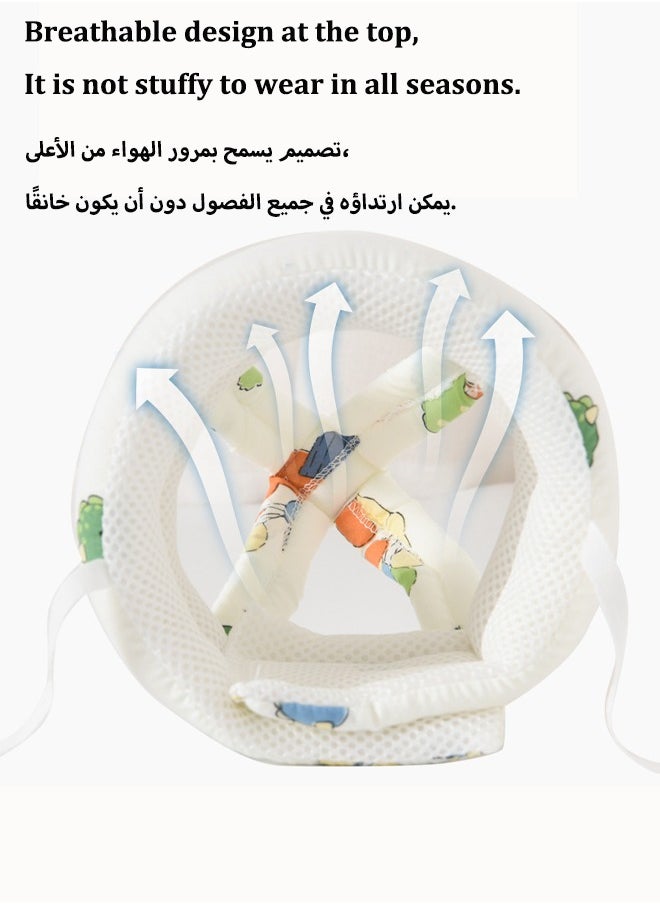 آيسيورا خوذة الطفل قبعة مانعة للسقوط للأطفال الرضع قبعة قابلة للتعديل لحماية رأس الطفل قبعات لحماية رأس الطفل تُستخدم للأطفال الذين يتعلمون المشي  - Image 3