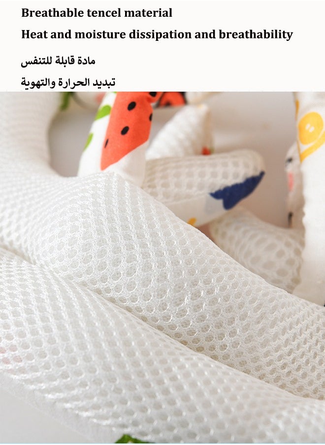 آيسيورا خوذة الطفل قبعة مانعة للسقوط للأطفال الرضع قبعة قابلة للتعديل لحماية رأس الطفل قبعات لحماية رأس الطفل تُستخدم للأطفال الذين يتعلمون المشي  - Image 5