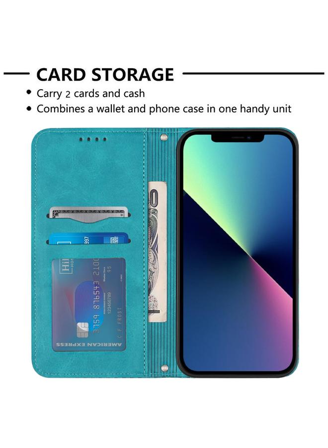 زبون جراب هاتف iPhone 13 من الجلد المغناطيسي بتصميم كرة القدم - Image 3