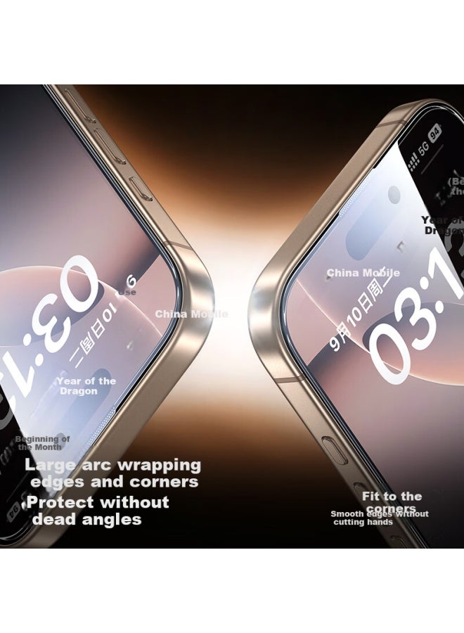 Smartdevil Privacy Screen Protector For Apple Iphone 16 Plus/15 Plus, Anti-peeping Tempered Glass Film, Dust-proof, Shatterproof, Anti-fingerprint, Privacy Protection, Anti-spy, 1 Piece - Image 5